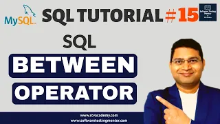 SQL Tutorial - BETWEEN Operator in SQL SQL BETWEEN Operator