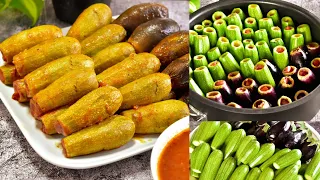 محشي الكوسا والبيتنجان بصلصلة البندورة الشهيه على طريقتنا الاردنيهStuffed Zucchini And Eggplant 