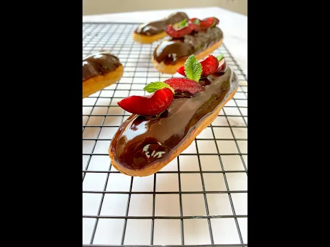 Perfect Classic Chocolate Eclairs | My Chef Recipe