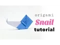 Origami Snail Tutorial - Designed by Eric Gjerde