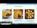 Food Meal Recipe Using HTML CSS and JavaScript Coding Ninjas Frontend Skill Test