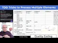 TDD Tricks to Process Elements into an Array in Swift Live Coding