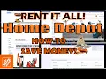 How to Rent a Tool from Home Depot