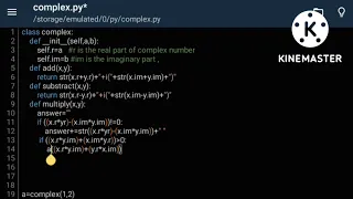 Complex numbers in python Part 2 - Multiplication