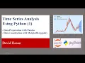 Time Series Analysis Using Python - Part 1 Data wrangling with Pandas Matplotlib ggplot