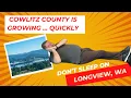 Longview Washington - Cowlitz County is Growing Quickly