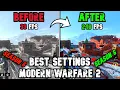 Best PC Settings for COD Modern Warfare 2 SEASON 6 Optimize FPS Visibility