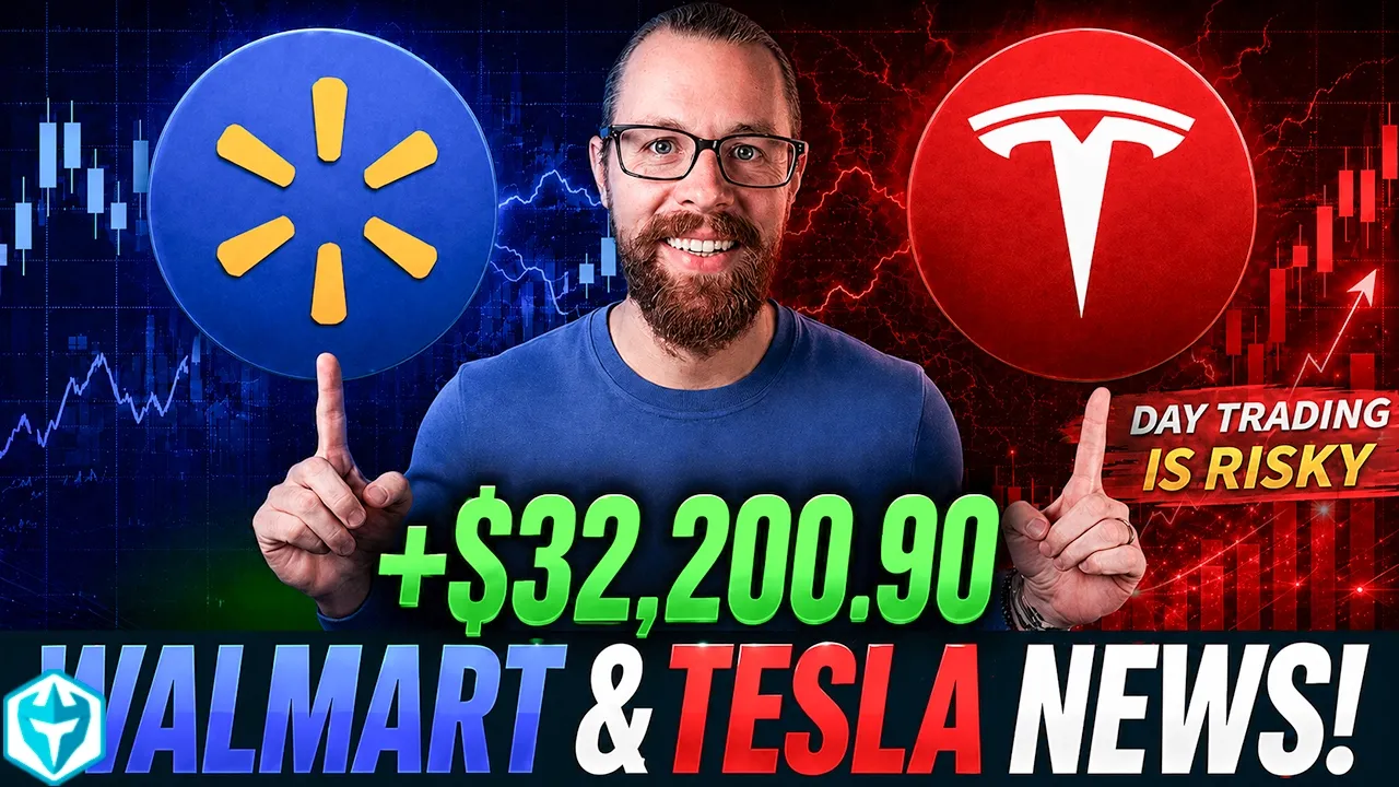 Trading Tesla and Walmart Breaking News Headlines...