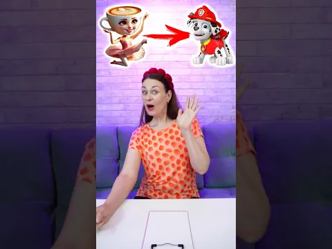 How to draw Ballerina Cappuccino Marshall PAW Patrol #shorts