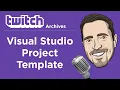 Using a NET Core Template as a Visual Studio Project Template