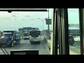 A Ride on the The Lincoln Tunnel Exclusive Bus Lane leading to New York City