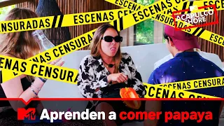 los shore aprenden a comer papaya mtv acapulco shore t9 escenas censuradas
