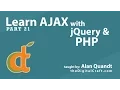 Learn AJAX with jQuery and PHP - Part 21