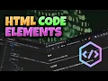 What are HTML Computer Code Elements pre code var samp kbd