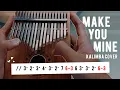 Download Lagu make you mine by public kalimba cover and tutorial with numbered notation tabs