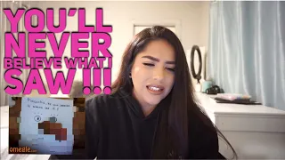 video chatting with strangers online got scary 