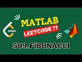 MATLAB Leetcode 509 Fibonacci Number EASY