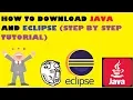 Java JDK Eclipse Installation Step by Step 2018-2019 Windows 10