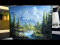A Classic Mountain Painting in Oils - Paint with Kevin