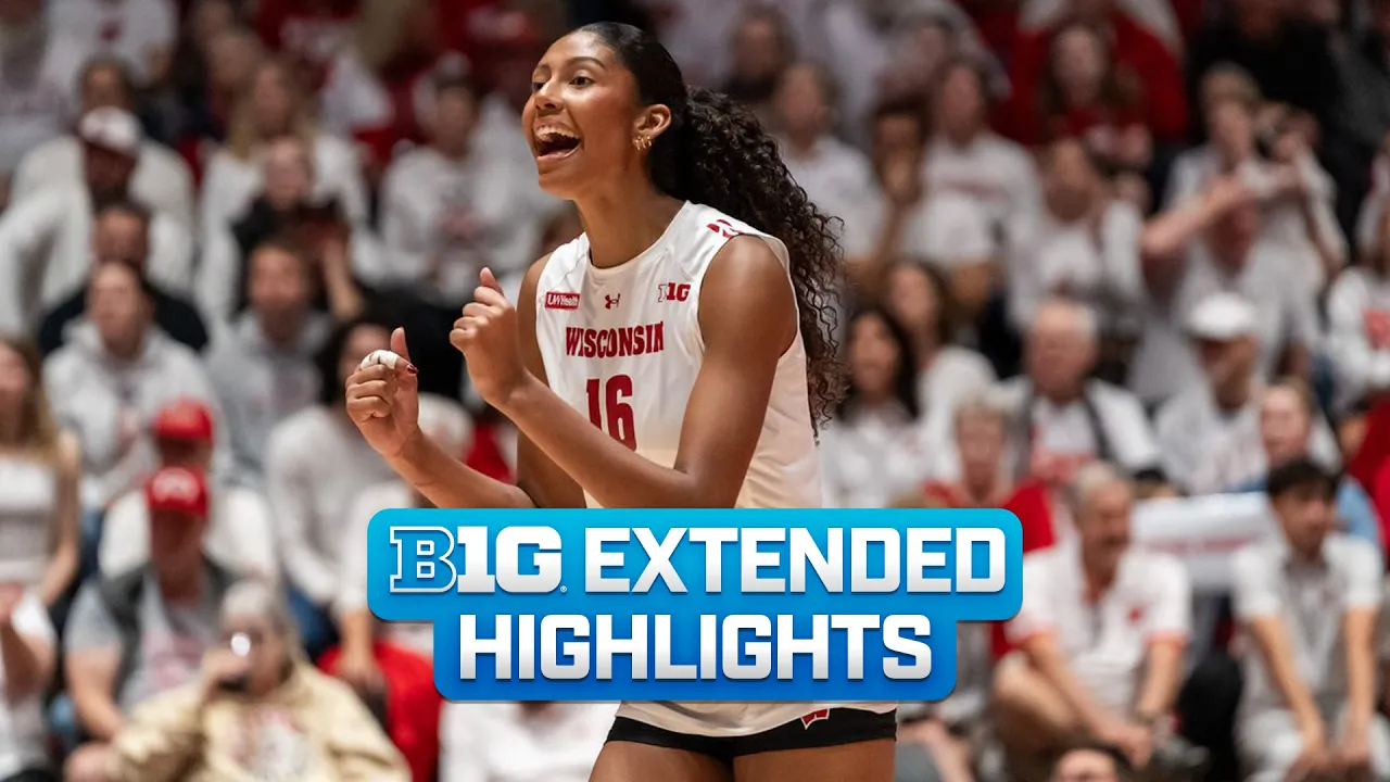Marquette at Wisconsin | Extended Highlights | Big Ten Volleyball | 09/17/2026