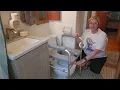 Toilet Seat Riser with Handles for Elderly Height Width Adjustable Fits All Toilets