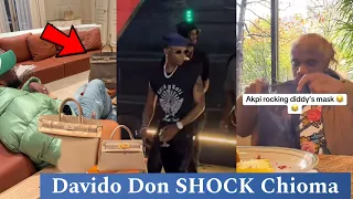 davido surprise chioma in paris as wizkid is caught looking nyash