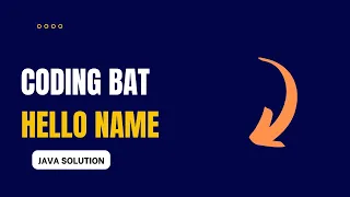 Coding Bat - helloName Solution Java