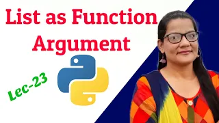 Passing List as Parameter Python for beginners Zeenat Hasan Academy