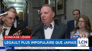 Sondage Catastrophique François Legault Plus Impopulaire Que Jamais 