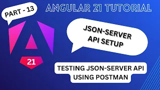 JSON-SERVER REST API in Angular 21 and testing with postman Angular 21 tutorial for begginers