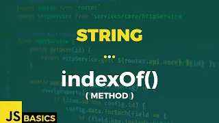 Javascript Basics String indexOf method
