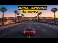 Mesa Arizona 4k Driving Tour Dashcam