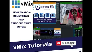 How to add a countdown and triggers timer in vMix