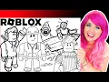 Coloring Roblox Avatars Characters Coloring Pages Prismacolor Markers