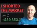 I Just Shorted the Stock Market 40 000 SQQQ Position