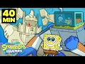 Download Lagu Best Robot Fights and Battles! 💥🤖 | 40 Minute Compilation | SpongeBob