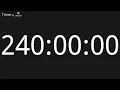 240 Hour Countdown Timer - Longest Timer on YouTube