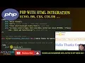 php with html how to use php with html php tutorial avadh tutor