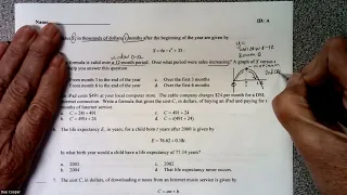 MATH1483 Final Exam Review