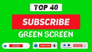 Download TOP 40 ANIMATED GREEN SCREEN YOUTUBE SUBSCRIBE BUTTON | LIKE, COMMENT, SHARE MP3