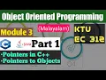 Module 3 Part 1 Pointers in C Pointers to Objects Object Oriented Programming KTU C