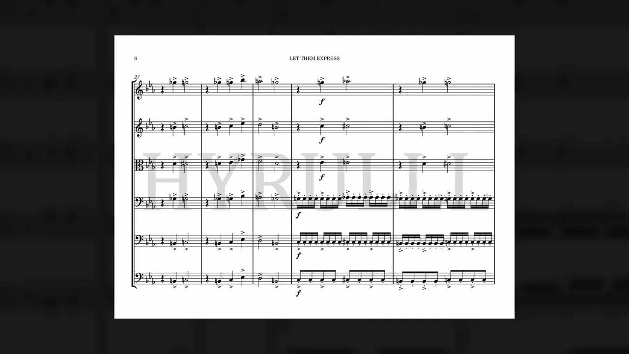 Hyrulll - LET THEM EXPRESS (Full Score Video)
