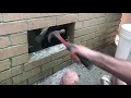 How to replace a foundation vent on a brick house in 5 minutes