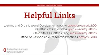 Intro to Qualtrics Webinar