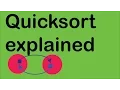 Quicksort Explained in 7 minutes
