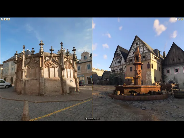 KCD game/IRL comparison website (WIP)