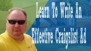 How to write a knock-em dead Craigslist ad