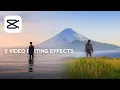 5 VIDEO EDITING EFFECTS di Capcut - Deny King