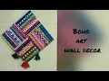 DIY Boho Art Wall Decor Using Ice Cream Sticks Easy Home Decor