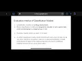 Learn about machine learning evaluation metrics and how it works for classification model